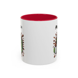 Mug Grenouille Café Personnalisable – Tasse Humoristique Noir Bleu Rouge Idée Cadeau Originale