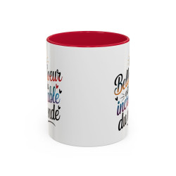 Mug Ma Belle-Soeur Est La Plus Incroyable Du Monde – Tasse Cadeau Belle-Soeur Noir Bleu Rouge