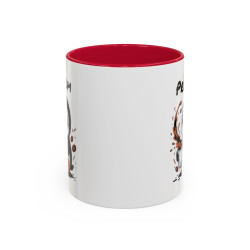 Mug Pingouin Café Personnalisable – Tasse Humoristique Noir Bleu Rouge Idée Cadeau Originale