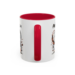 Mug Pingouin Café Personnalisable – Tasse Humoristique Noir Bleu Rouge Idée Cadeau Originale