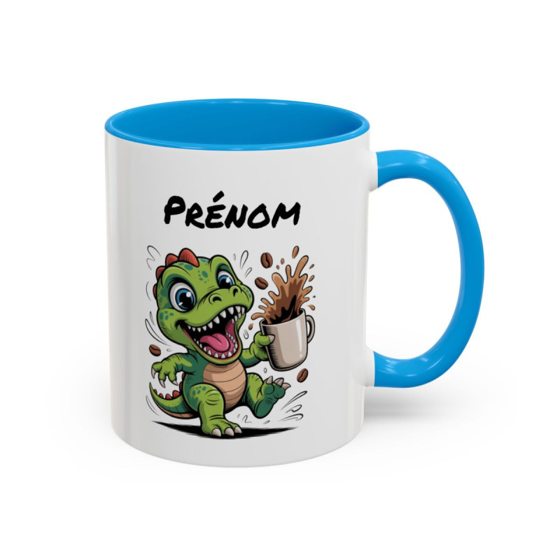 Mug Dinosaure Café Personnalisable – Tasse Humoristique Noir  Idée Cadeau Originale