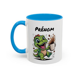 Mug Dinosaure Café Personnalisable – Tasse Humoristique Noir  Idée Cadeau Originale