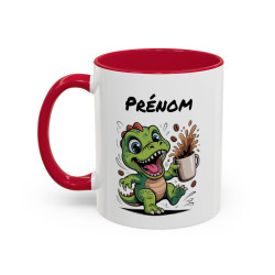 Mug Dinosaure Café Personnalisable – Tasse Humoristique Noir  Idée Cadeau Originale