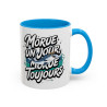 Tasse Morue Un Jour Morue Toujours – Mug Humour Poisson – Cadeau Drôle Original – Céramique 325ml