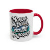 Tasse Morue Un Jour Morue Toujours – Mug Humour Poisson – Cadeau Drôle Original – Céramique 325ml