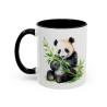 Tasse Panda Bambou – Mug Animal Nature – Cadeau Amoureux des Pandas – Céramique 325ml