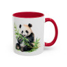 Tasse Panda Bambou – Mug Animal Nature – Cadeau Amoureux des Pandas – Céramique 325ml