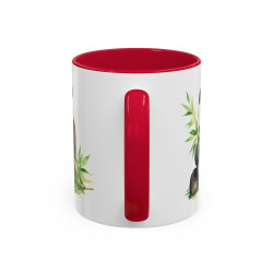 Tasse Panda Bambou – Mug Animal Nature – Cadeau Amoureux des Pandas – Céramique 325ml
