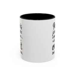 Tasse Parfois Je Me Suis Énervée Et Puis J’ai Bu Tous Les Deux – Mug Humour Citation – Céramique 325ml