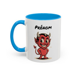 Tasse Petit Diable Personnalisable – Mug Diablotin Humour – Cadeau Drôle Original – Céramique 325ml