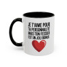 Tasse Humour Amour – Mug Message Drôle Couple – Cadeau Saint Valentin Original – Céramique 325ml