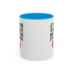 Tasse Humour Amour – Mug Message Drôle Couple – Cadeau Saint Valentin Original – Céramique 325ml