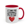 Tasse Humour Amour – Mug Message Drôle Couple – Cadeau Saint Valentin Original – Céramique 325ml