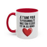 Tasse Humour Amour – Mug Message Drôle Couple – Cadeau Saint Valentin Original – Céramique 325ml