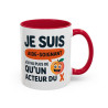 Tasse Aide-Soignant Humour – Mug Métier Médical Drôle – Cadeau Collègue Hôpital – Céramique 325ml