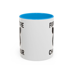 Tasse Fier d’être Chasseur – Mug Sanglier Chasse – Cadeau Chasseur Original – Céramique 325ml