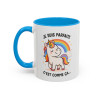 Tasse Licorne Humoristique – Mug « Je suis parfaite » – Cadeau Fille Original – Céramique 325ml