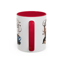 Tasse Chien Yorkshire Café – Mug Amoureux des Chiens – Cadeau Original – Céramique 325ml