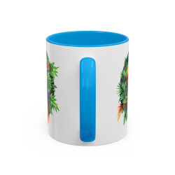 Tasse Perroquet Tropical – Mug Oiseau Exotique Jungle – Cadeau Nature Voyage – Céramique 325ml
