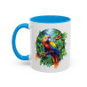 Tasse Perroquet Tropical – Mug Oiseau Exotique Jungle – Cadeau Nature Voyage – Céramique 325ml