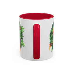 Tasse Perroquet Tropical – Mug Oiseau Exotique Jungle – Cadeau Nature Voyage – Céramique 325ml