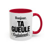 Tasse Bonjour Ta Gueule Cordialement – Mug Humoristique Sarcastique – Cadeau Collègue Ami – Céramique 325ml