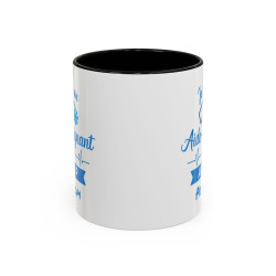 Tasse Aide-Soignant Personnalisée – Mug Métier Santé Cadeau Collègue – Céramique 325ml – Noir Bleu Rouge