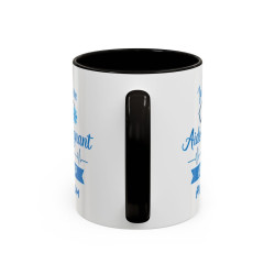 Tasse Aide-Soignant Personnalisée – Mug Métier Santé Cadeau Collègue – Céramique 325ml – Noir Bleu Rouge