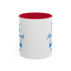 Tasse Aide-Soignant Personnalisée – Mug Métier Santé Cadeau Collègue – Céramique 325ml – Noir Bleu Rouge