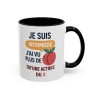 Tasse Je Suis Infirmière – Mug Humour Infirmière Cadeau Collègue – Céramique 325ml Noir Bleu Rouge