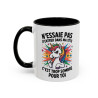 Tasse Licorne Humoristique – Mug N’Essaye Pas d’Être dans Ma Tête – Cadeau Fun Original – Céramique 325ml