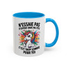 Tasse Licorne Humoristique – Mug N’Essaye Pas d’Être dans Ma Tête – Cadeau Fun Original – Céramique 325ml