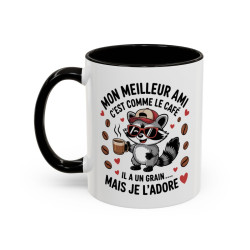 Tasse Mon Meilleur Ami C’est Comme le Café – Mug Humour Amitié – Cadeau Meilleur Ami – Céramique 325ml