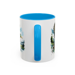 Mug Canard Colvert en Vol – Tasse Nature Oiseau Sauvage – Cadeau Chasseur Passionné Nature – Céramique 325ml