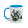 Mug Canard Colvert en Vol – Tasse Nature Oiseau Sauvage – Cadeau Chasseur Passionné Nature – Céramique 325ml