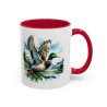 Mug Canard Colvert en Vol – Tasse Nature Oiseau Sauvage – Cadeau Chasseur Passionné Nature – Céramique 325ml