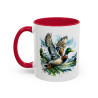 Mug Canard Colvert en Vol – Tasse Nature Oiseau Sauvage – Cadeau Chasseur Passionné Nature – Céramique 325ml