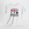 T-shirt Humour Je ne suis pas Parfait mais je suis Montagnard – Tee Shirt Randonnée Montagne Unisexe