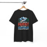 T-shirt Humour Je ne suis pas Parfait mais je suis Montagnard – Tee Shirt Randonnée Montagne Unisexe Noir