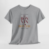 T-shirt Humour Je Suis Comme le Bon Vin Je me Bonifie Avec l’Âge – Tee Shirt Anniversaire Drôle Unisexe Blanc Gris