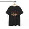 T-shirt Humour Je Suis Comme le Bon Vin Je me Bonifie Avec l’Âge – Tee Shirt Drôle Vin Anniversaire Unisexe Noir