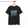 T-shirt Humour Nous Sommes Plusieurs Dans Ma Tête Mais C’est Moi le Chef – Tee Shirt Drôle Citation Unisexe Noir