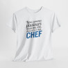 T-shirt Humour Nous Sommes Plusieurs Dans Ma Tête Mais C’est Moi le Chef – Tee Shirt Drôle Citation Unisexe Blanc Gris Sport