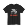 T-shirt Humour Nous Sommes Plusieurs Dans Ma Tête Mais C’est Moi la Cheffe – Tee Shirt Drôle Citation Femme Unisexe Noir