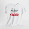 T-shirt Humour  C’est Moi la Cheffe – Tee Shirt Drôle Citation Femme Blanc Gris Sport