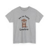 T-shirt Loutre Mignonne Boudeuse – Tee Shirt Animal Cartoon Drôle Unisexe Blanc Gris Sport – Idée Cadeau Amoureux des Loutres