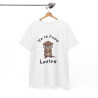 T-shirt Loutre Mignonne Boudeuse – Tee Shirt Animal Cartoon Drôle Unisexe Blanc Gris Sport – Idée Cadeau Amoureux des Loutres