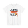 T-shirt Aide-Soignant Humour J’ai Vu Plus de Q qu’un Acteur du X – Tee Shirt Métier Santé Unisexe Blanc Gris Sport
