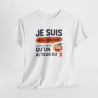 T-shirt Aide-Soignant Humour J’ai Vu Plus de  qu’un Acteur du X – Tee Shirt Métier Santé Unisexe Blanc Gris Sport