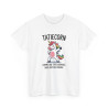 T-shirt Femme Humour “Taticorn” – Comme une Tata Normale Mais en Plus Géniale – Blanc, Gris Sport, Noir